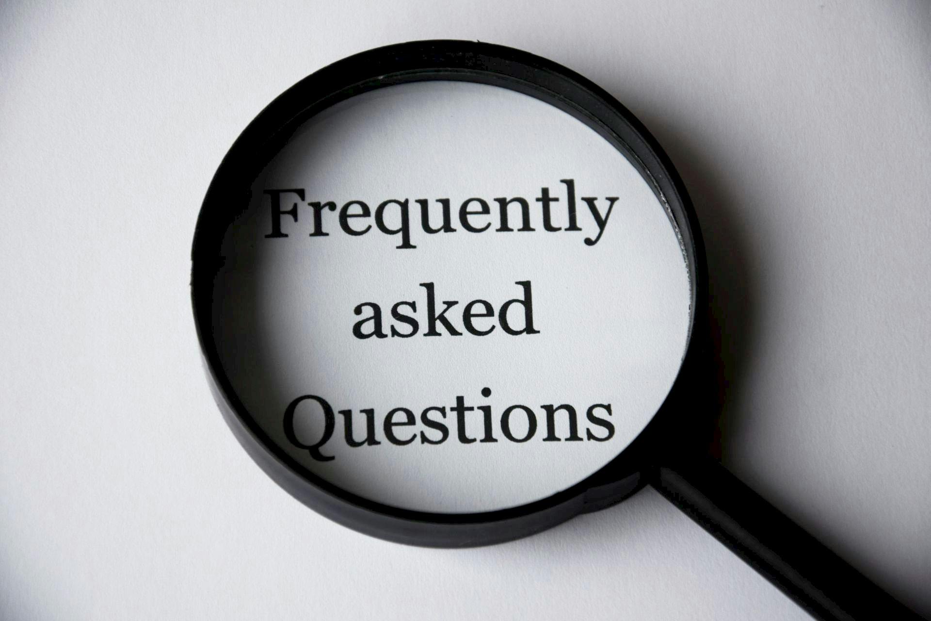 FAQ button
